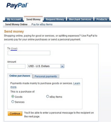 Send Money via Paypal 1