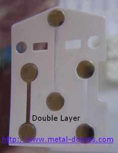 white double layer dome array