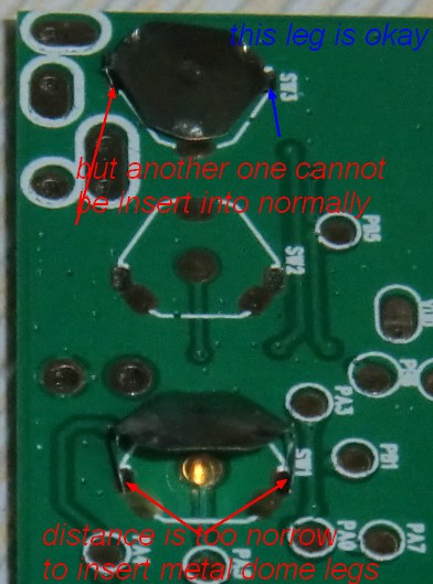 Wrong PCB Hole Distance