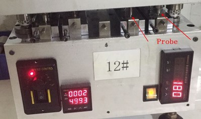 metal dome test probe