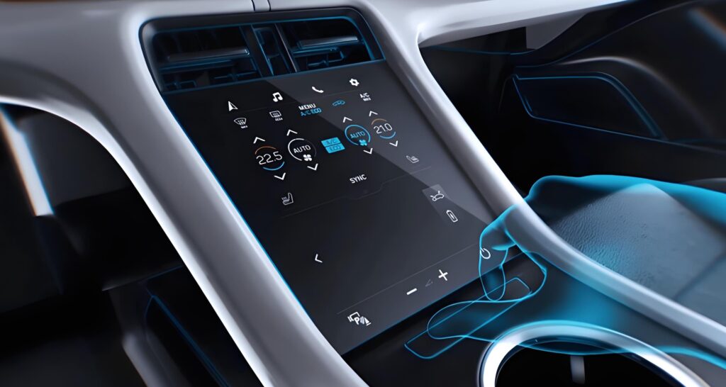 What is haptic feedback touch screen?