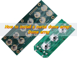 How to install a metal dome array? Dome array