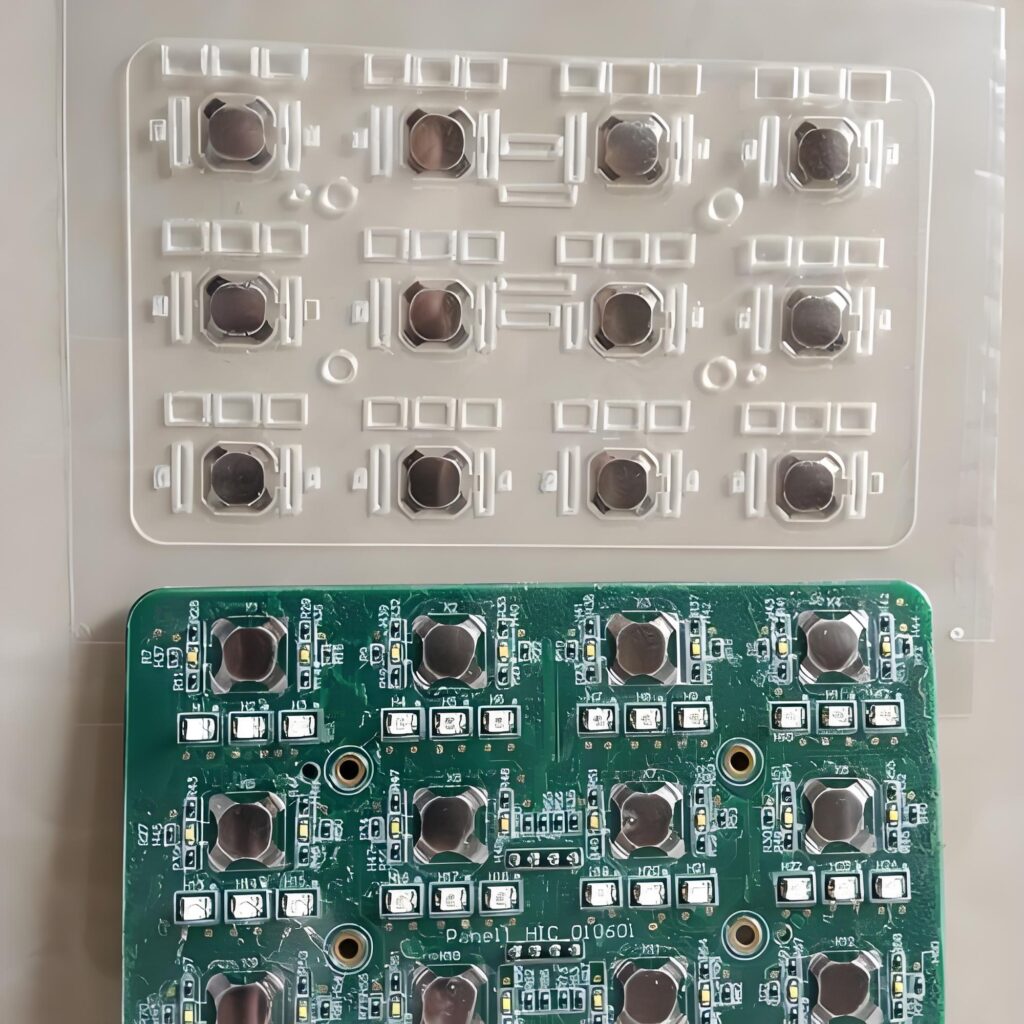 What are metal dome buttons? Metal dome switch