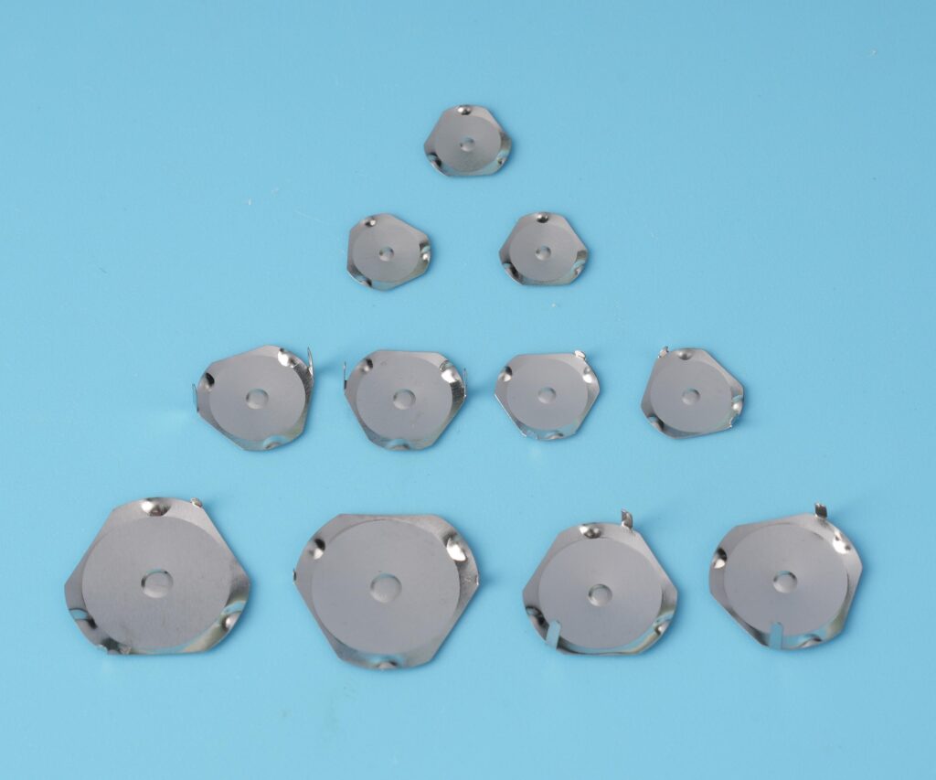 Metal dome for medical devices, Custom dome array