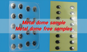 Metal dome sample, Metal dome free samples