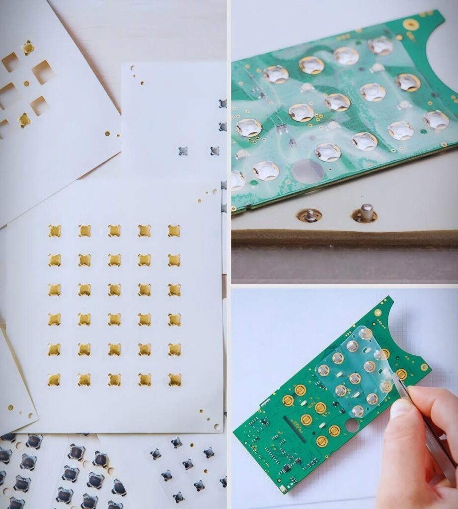 How to replace a metal dome in a keyboard? Metal dome keypad