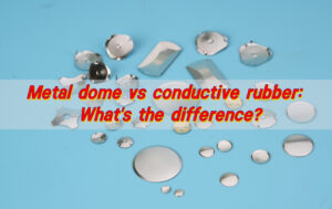 Metal dome vs conductive rubber: What’s the difference?