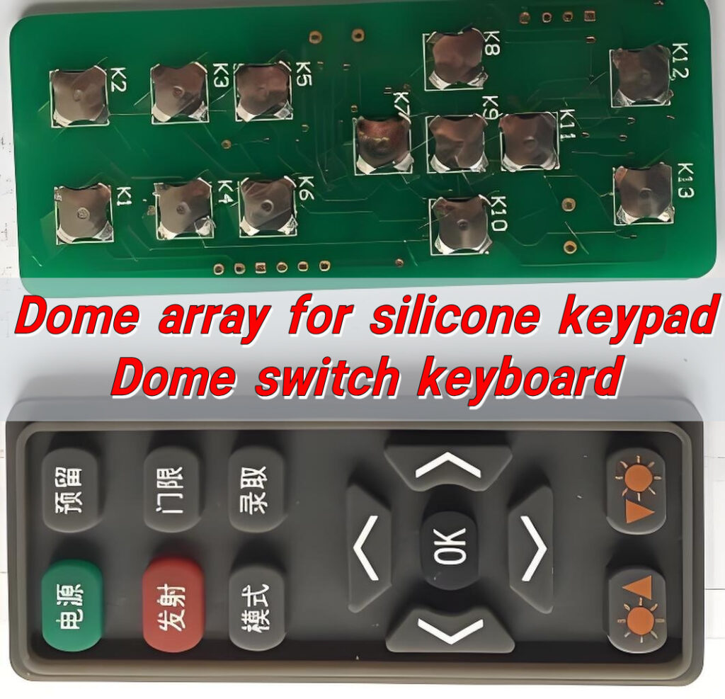 Dome Array for Silicone Keypad, Dome Switch Keyboard