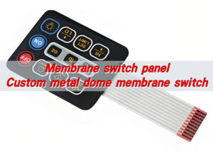 Membrane Switch Panel, Custom Metal Dome Membrane Switch