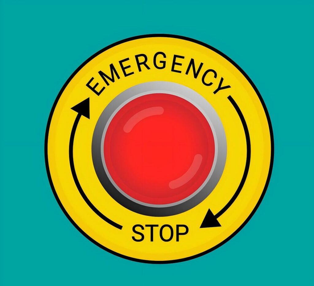 Emergency stop push button, Push pull emergency stop button