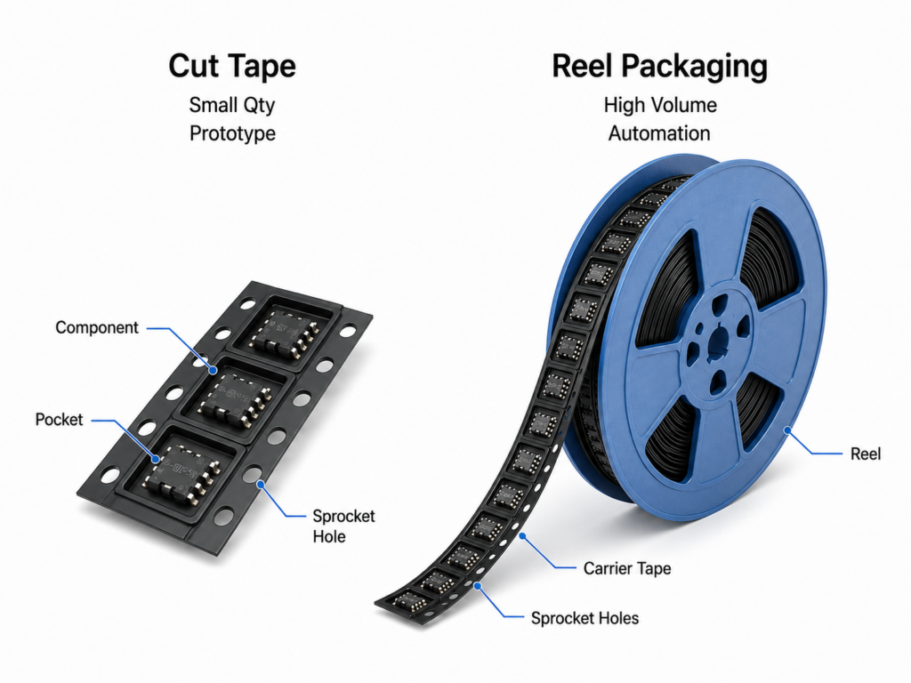 What Is Tape & Reel Packaging? Tape and Reel Packaging Services