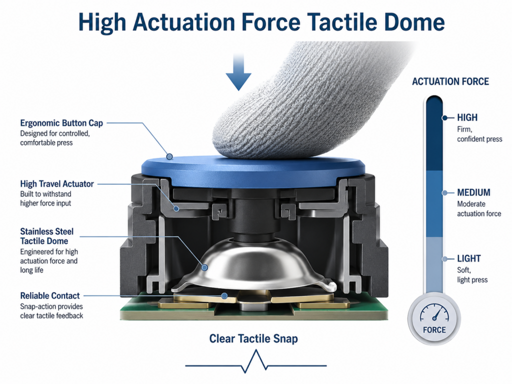 Industrial Tactile Dome: How Do You Choose the Right Dome Switch?