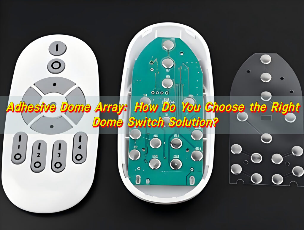 Adhesive Dome Array: How Do You Choose the Right Dome Switch Solution?