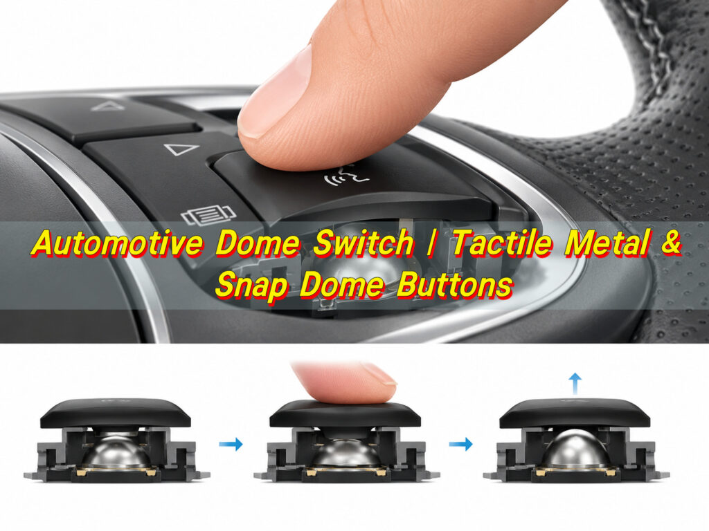 Automotive Dome Switch | Tactile Metal & Snap Dome Buttons
