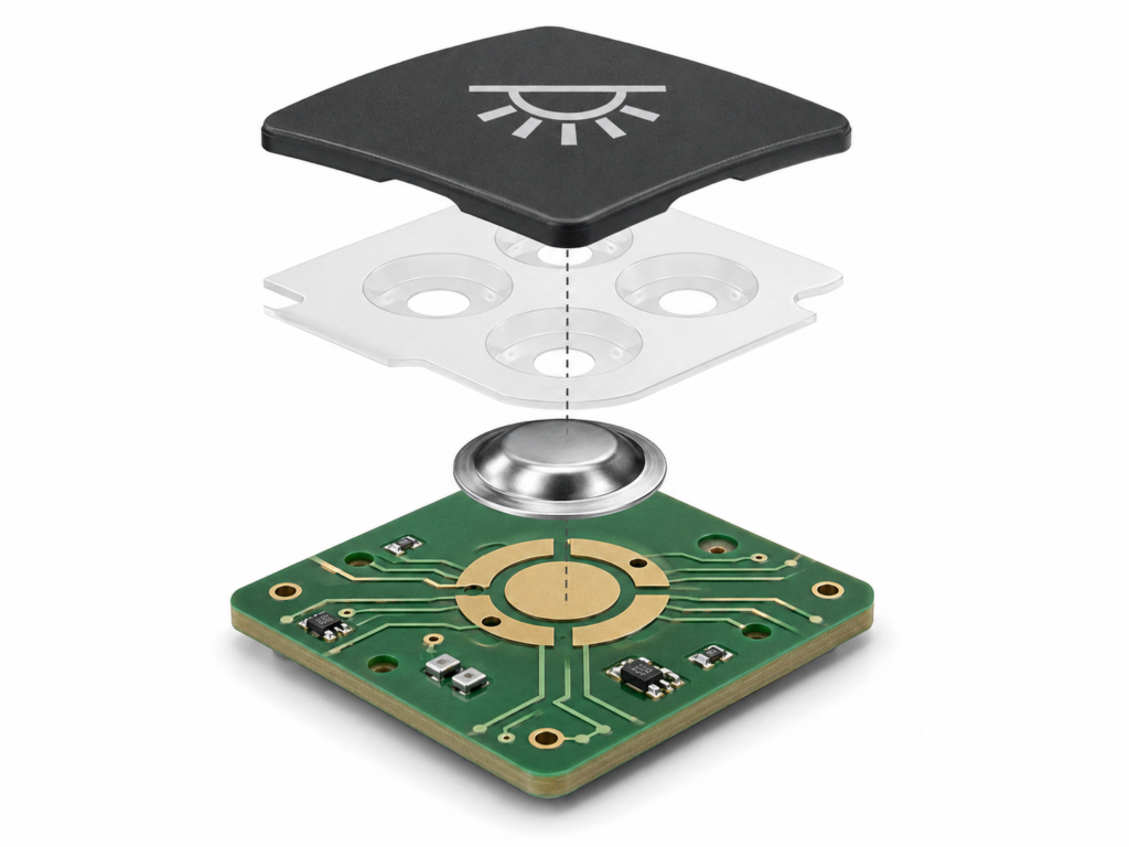 Automotive Dome Switch | Tactile Metal & Snap Dome Buttons
