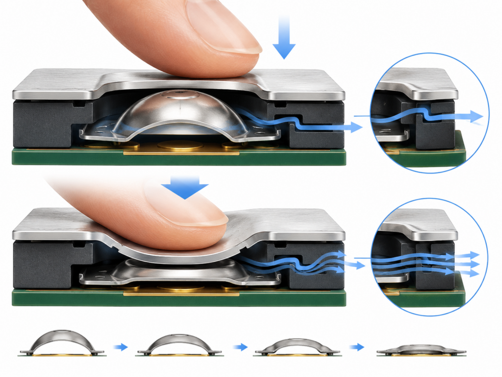 Metal Dome Venting: Why Does It Matter in Dome Switch Design?
