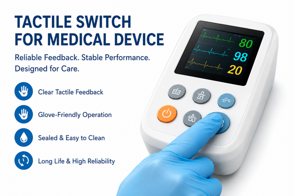 Tactile Switch for Medical Device: How Do You Choose a Reliable Button Solution?