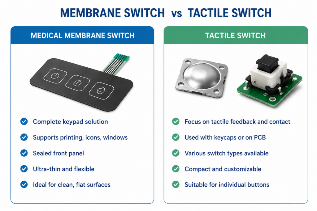 Tactile Switch for Medical Device: How Do You Choose a Reliable Button Solution?