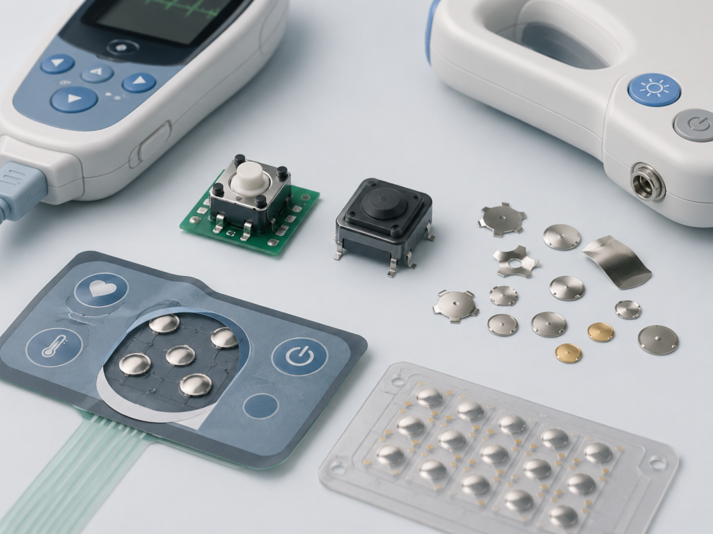 Tactile Switch for Medical Device Design, Selection, and Custom Manufacturing
