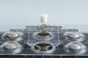 Metal Dome Actuator Types: Plungers, Rubber Keys, Overlays and Direct Actuation