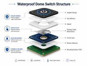 Waterproof Dome Switch: How Do You Choose a Reliable Tactile Button Solution?