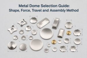 Metal Dome Selection Guide: Shape, Force, Travel and Assembly Method
