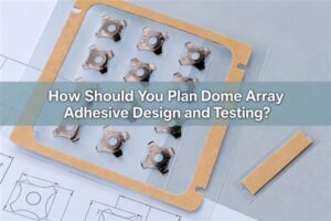 How Should You Plan Dome Array Adhesive Design and Testing?