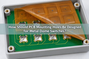How Should PCB Mounting Holes Be Designed for Metal Dome Switches?