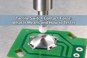 Tactile Switch Contact Force: What It Means and How to Test It