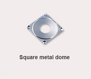 four-led Metal Dome with center hole